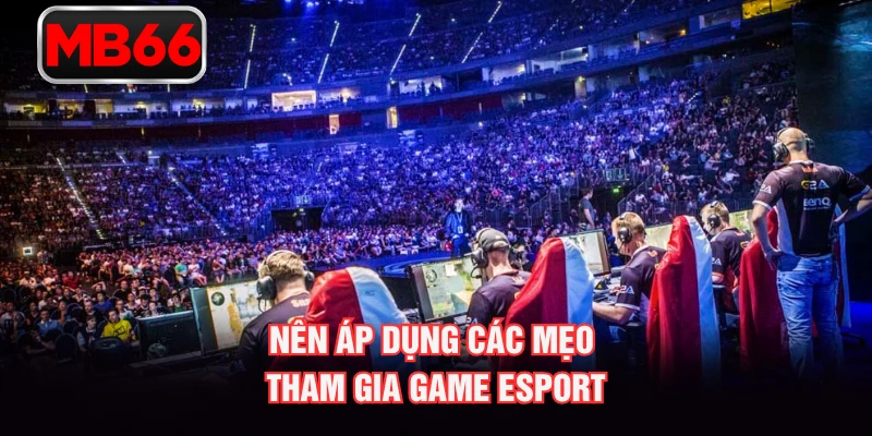Nên áp dụng các mẹo tham gia game Esport 